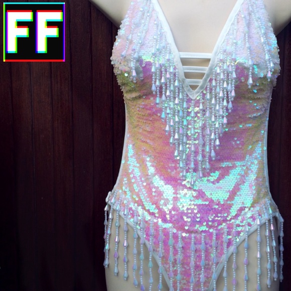SHIMMERY BODYSUIT - Picture 6 of 7